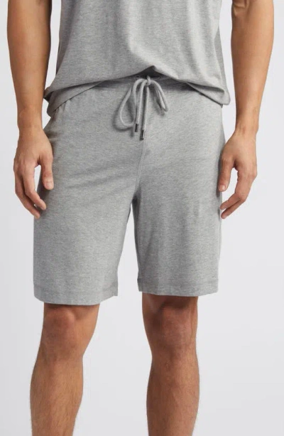 Daniel Buchler Cotton & Modal Pyjama Shorts In Grey Heather