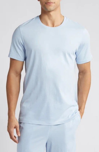 Daniel Buchler Cotton & Tencel® Lyocell Blend Pyjama T-shirt In Sky