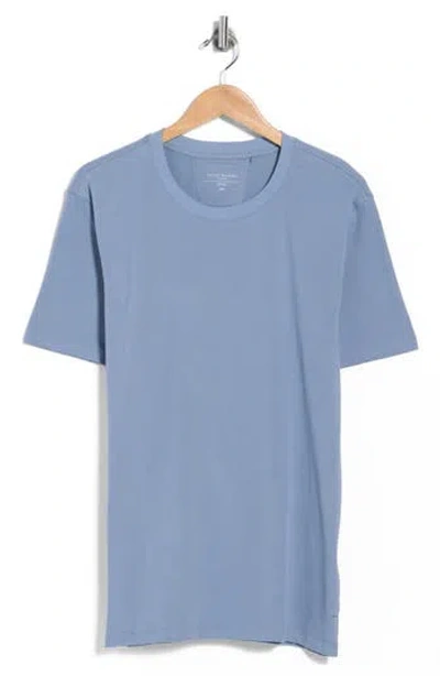 Daniel Buchler Cotton Crewneck T-shirt In Blue