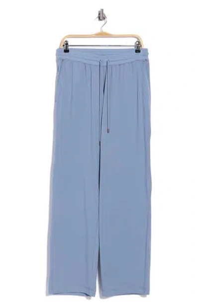 Daniel Buchler Cotton Drawstring Lounge Pants In Blue