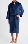 Daniel Buchler Diamond Jacquard Robe In Blue