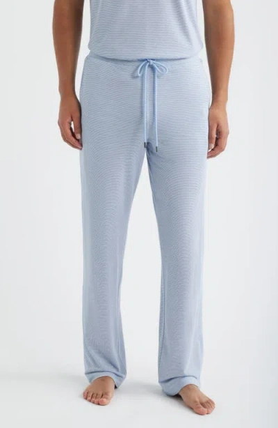 Daniel Buchler Feeder Stripe Modal Blend Pajama Pants In Multi
