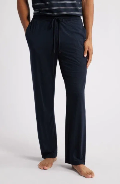 Daniel Buchler Knit Pajama Pants In Dark Navy