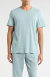 Daniel Buchler Lightweight T-shirt In Blue