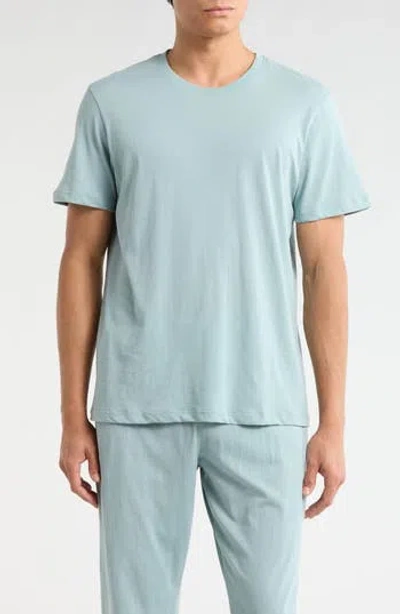 Daniel Buchler Lightweight T-shirt In Blue