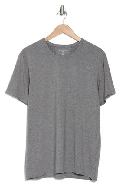 Daniel Buchler Marled Pajama T-shirt In Grey