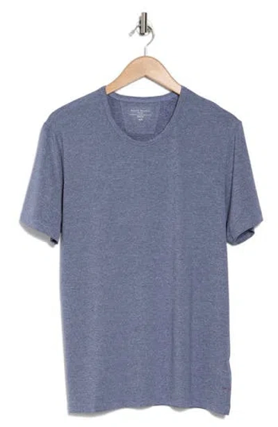 Daniel Buchler Marled Pajama T-shirt In Navy