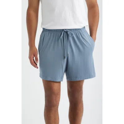 Daniel Buchler Modal Blend Pajama Shorts In Animal Print