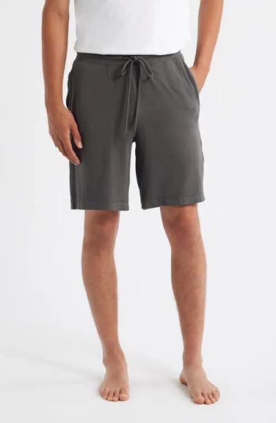 Daniel Buchler Modal Blend Pajama Shorts In Gray
