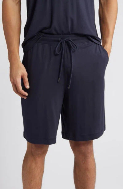 Daniel Buchler Modal Blend Pyjama Shorts In Navy