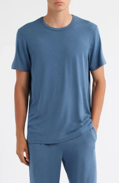 Daniel Buchler Modal Blend Pajama T-shirt In Blue