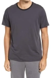 Daniel Buchler Peruvian Pima Cotton Crewneck T-shirt In Ink