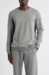 Daniel Buchler Pinstripe Long Sleeve Pajama T-shirt In Gray