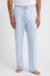 Daniel Buchler Pinstripe Pajama Pants In Sky Stripe