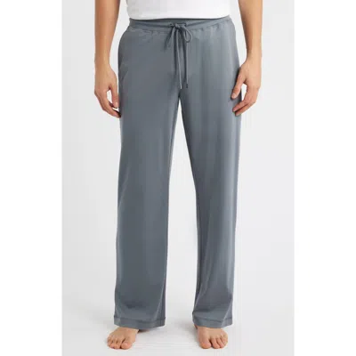 Daniel Buchler Stretch Cotton & Modal Blend Drawstring Pajama Pants In Blue