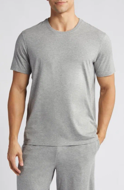 Daniel Buchler Stretch Cotton & Modal Pajama T-shirt In Grey Heather