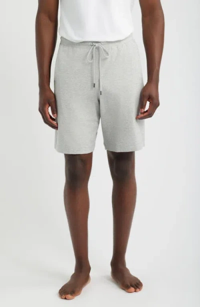 Daniel Buchler Stretch Cotton Lounge Shorts In White