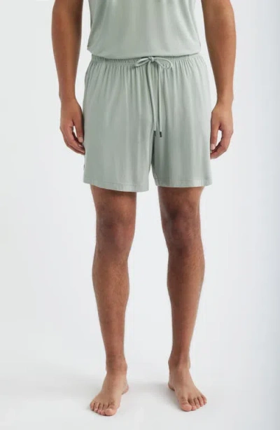 Daniel Buchler Stretch Modal & Silk Sleep Shorts In Multi