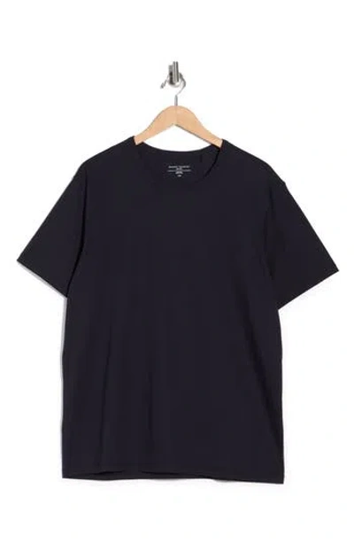 Daniel Buchler Super Fine Crewneck Knit T-shirt In Blue