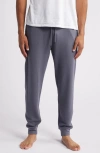 Daniel Buchler Waffle Texture Lounge Joggers In Grey