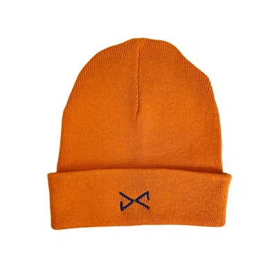 Daniel Chong Men's Orange Day Fall Rib Beanie