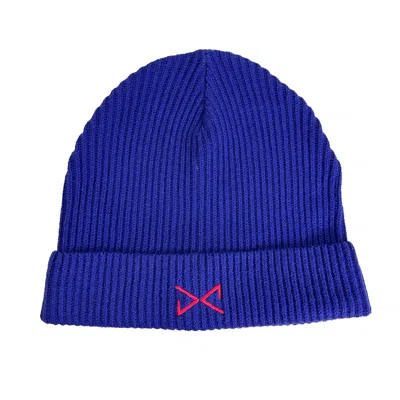 Daniel Chong Men's Royal Blue Fisherman Beanie