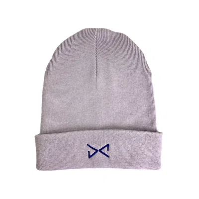 Daniel Chong Men's Silver Day Lavender Rib Beanie