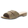 Daniel Green Dormie Se Womens Slip On Flat Slide Sandals In Multi