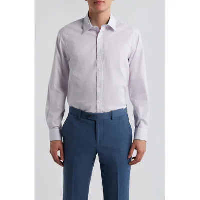 Daniel Hechter Paris Modern Fit Pink Check Cotton Dress Shirt