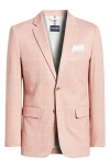 Daniel Hechter Pink Windowpane Check Knit Sport Coat In Pink