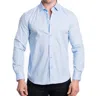 Shop Daniel K Long Sleeve Solid Dress Shirt In Light Blue