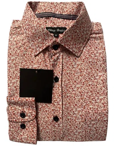 Daniel K Men's Long Sleeve Button Up Shirt In Red