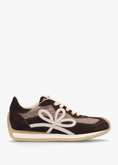 Daniel Movie Brown Suede & Nylon Runner Trainers