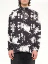 Daniel Patrick Batting Tie-dye Jacket In Gray