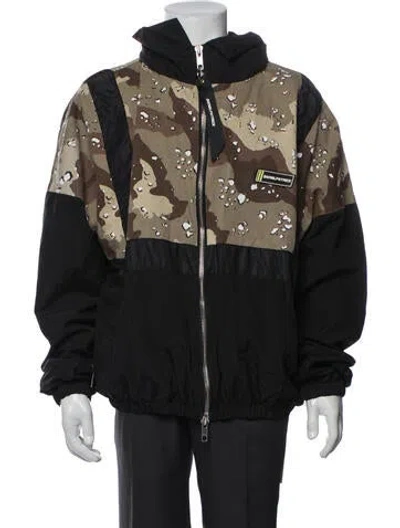 Pre-owned Daniel Patrick Camouflage Print Jacket In Black