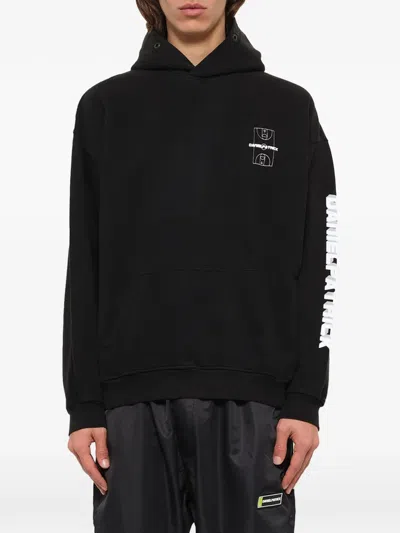 Daniel Patrick Dp Court Hoodie In Black