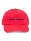 Daniel Patrick Logo-embroidered Cap In Red