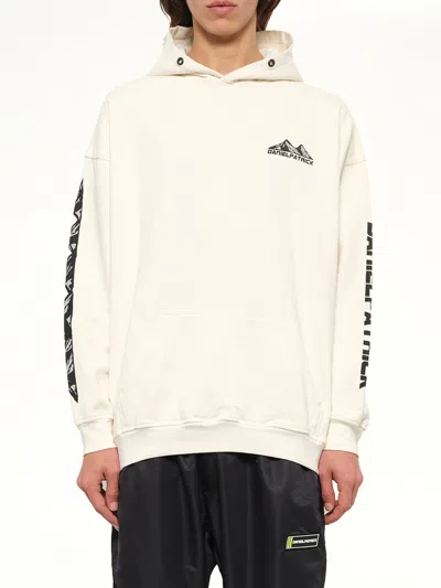 Daniel Patrick Moving Mountains Hoodie In White