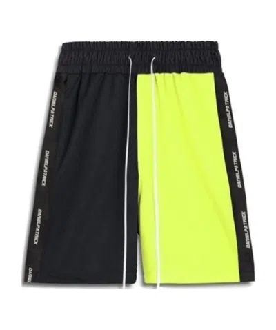 Daniel Patrick Stitching Leisure Sports Shorts In Black