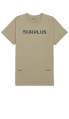 Daniel Patrick Surplus Logo Tee In 橄榄色