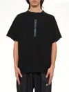 Daniel Patrick Vertical Logo T-shirt In Blk/sea
