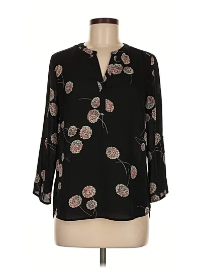 Pre-owned Daniel Rainn 3/4 Sleeve Blouse In Black