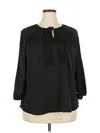 Daniel Rainn 3/4 Sleeve Blouse In Black