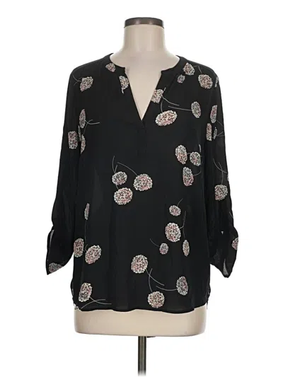 Pre-owned Daniel Rainn 3/4 Sleeve Blouse In Black