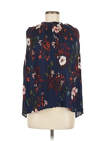 Pre-owned Daniel Rainn 3/4 Sleeve Blouse In Blue