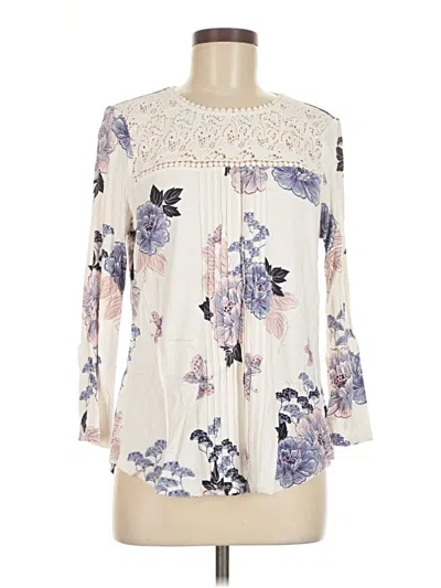 Daniel Rainn 3/4 Sleeve Blouse In Multi