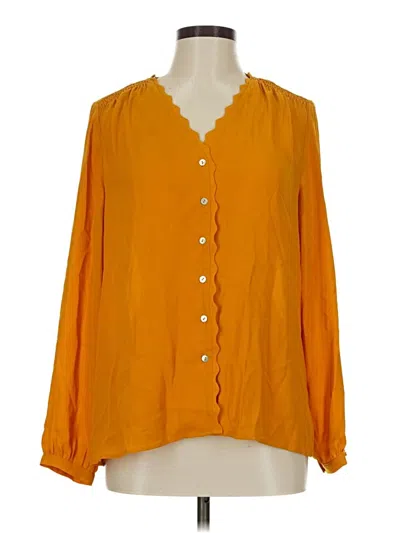 Daniel Rainn 3/4 Sleeve Blouse In Orange