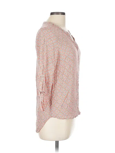 Pre-owned Daniel Rainn 3/4 Sleeve Blouse In Pink