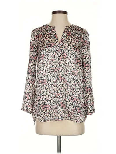 Pre-owned Daniel Rainn 3/4 Sleeve Blouse In White