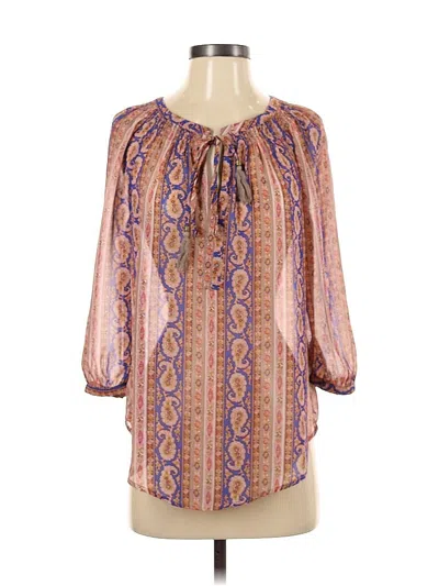 Pre-owned Daniel Rainn 3/4 Sleeve T-shirt In Purple